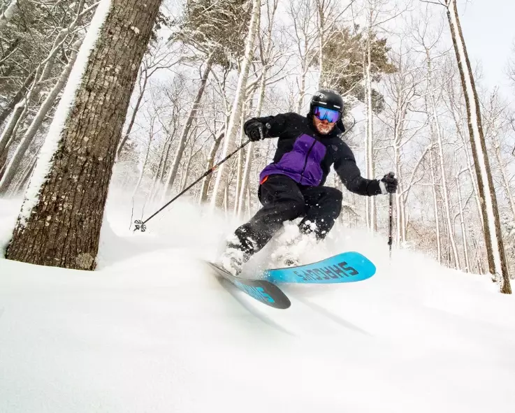 Shaggy's skis edge hold Shaggy's skis edge hold