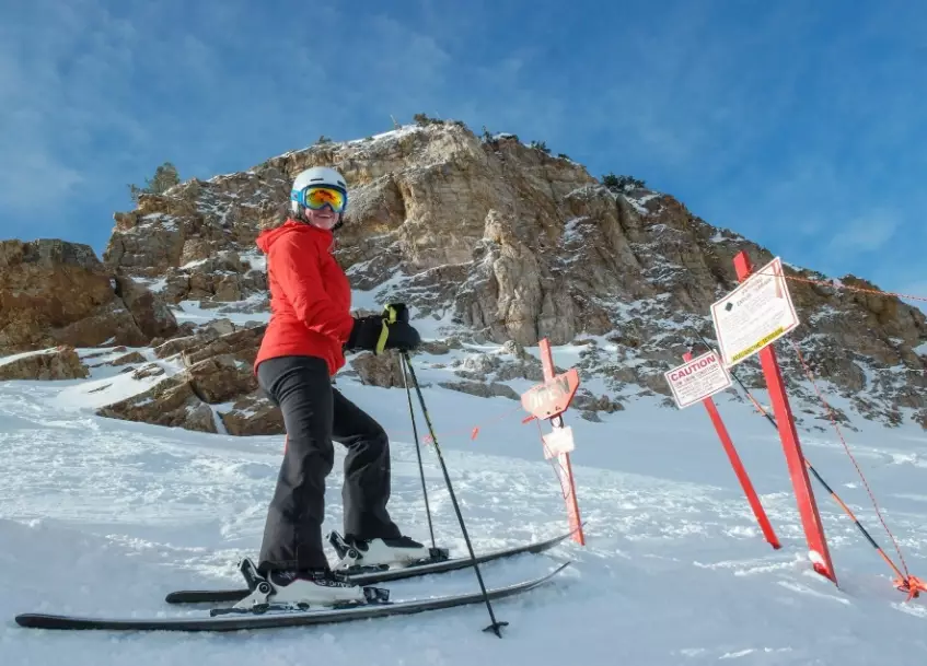 beginner skiing techniques
