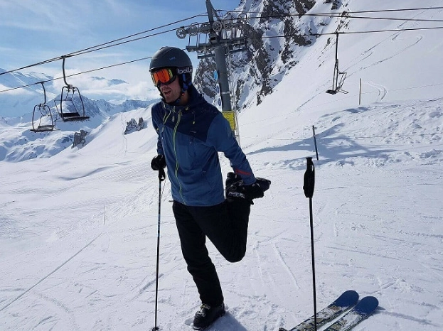 beginner ski workout at home