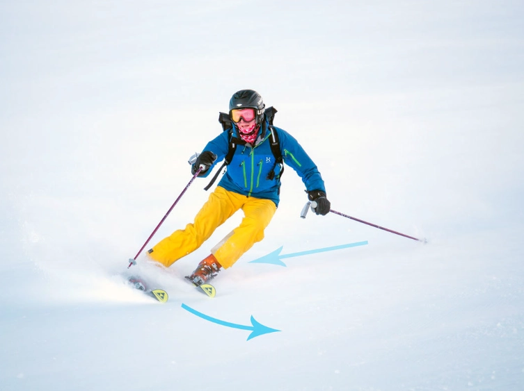 ski turning technique