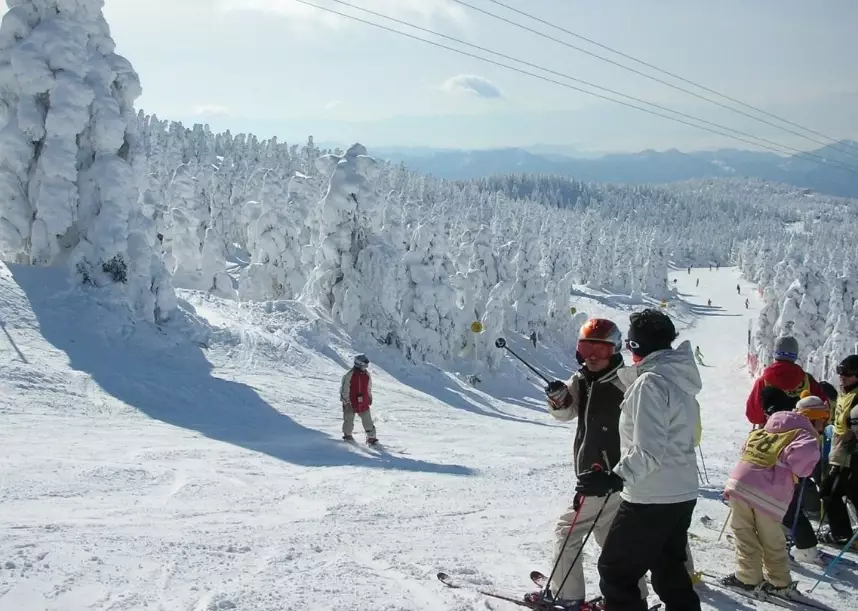 best ski and onsen japan