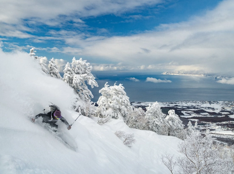 skiing in South Korea