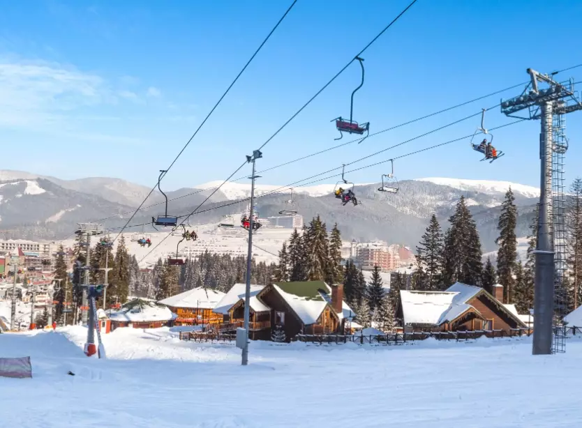 Carpathian Mountains skiing Carpathian Mountains skiing