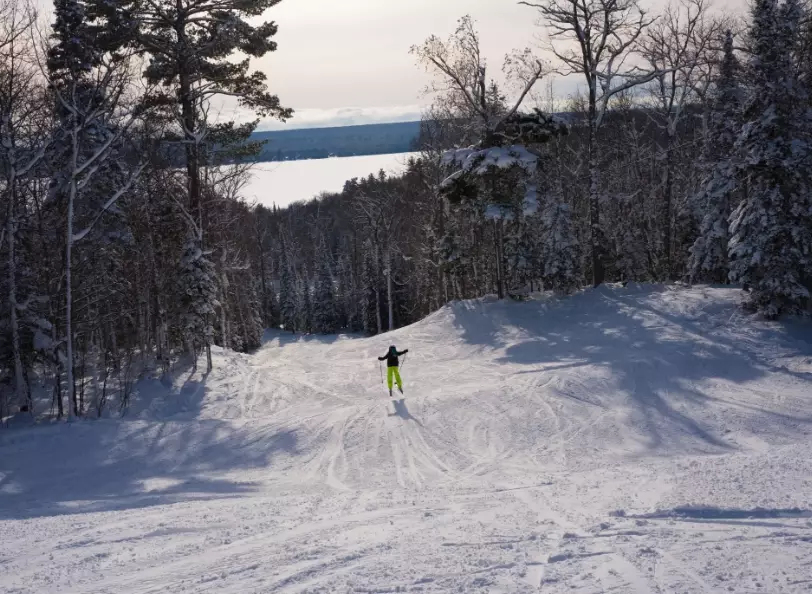 Mount Bohemia expert skiing