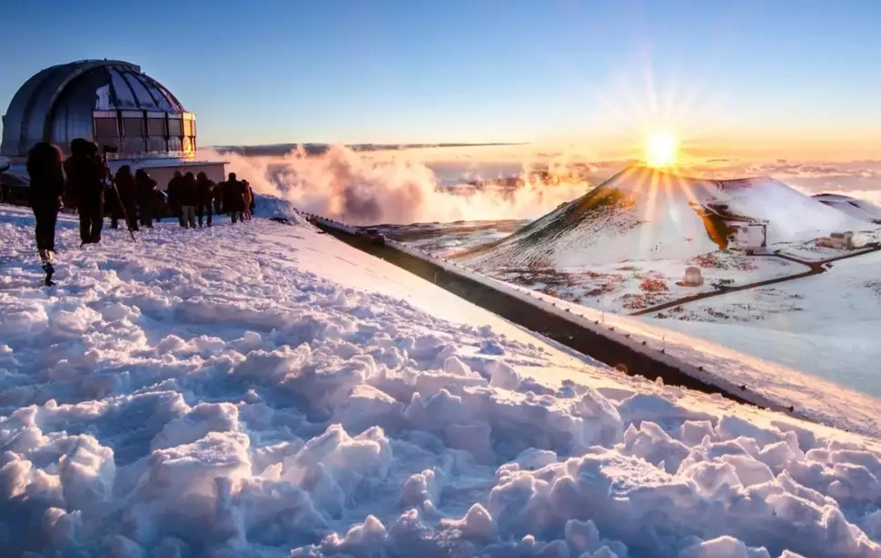 snow in Hawaii snow in Hawaii