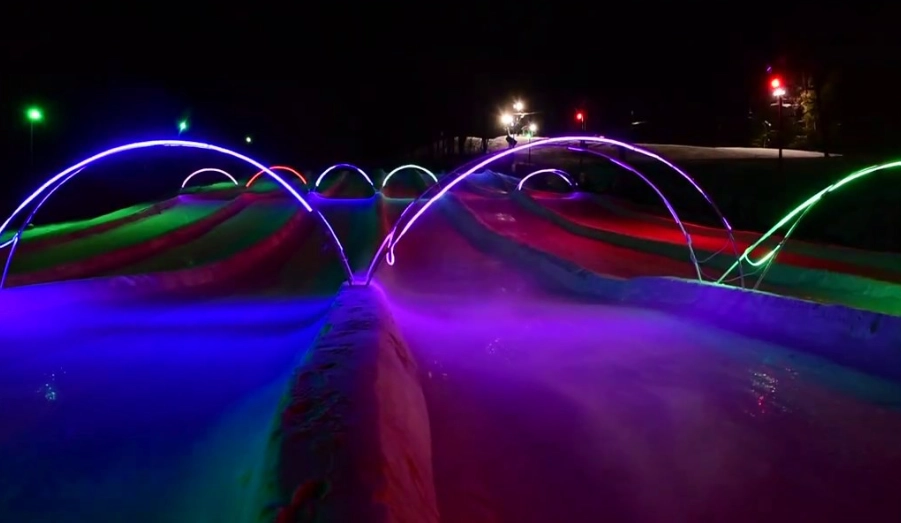 night tubing night tubing