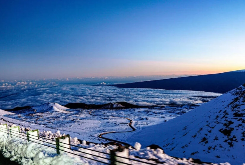 snow skiing in hawaii