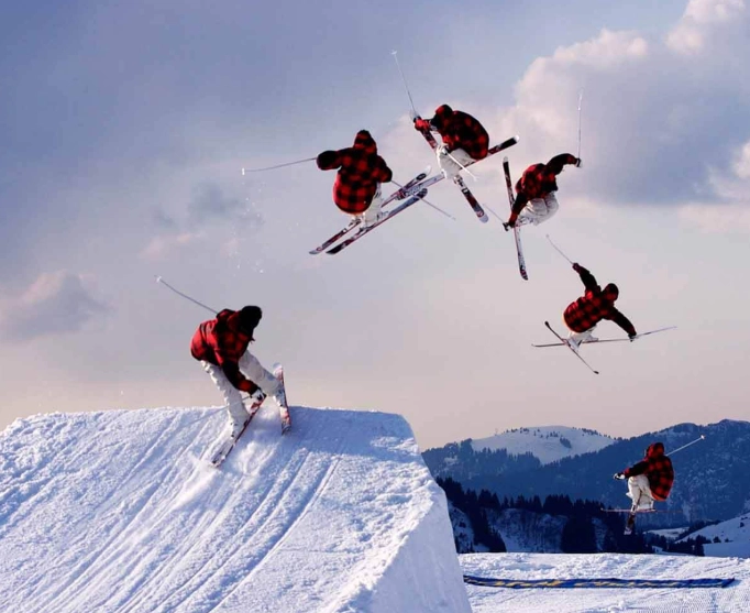 ski halfpipe