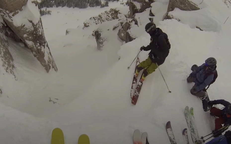 how to ski Corbet's Couloir