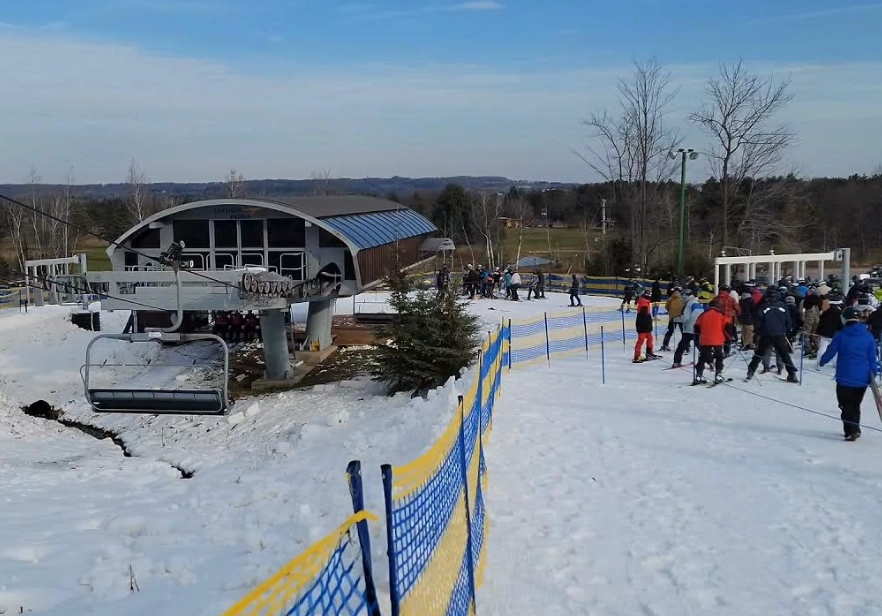 family skiing Wisconsin