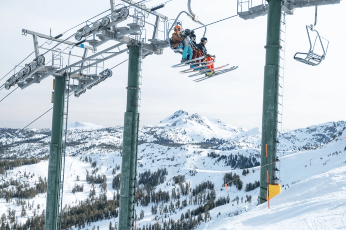 advanced skiing terrain