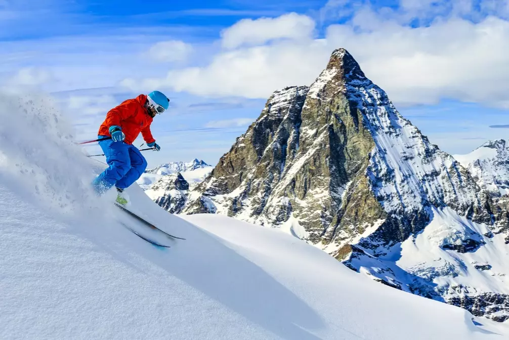 Alps glacier skiing Alps glacier skiing